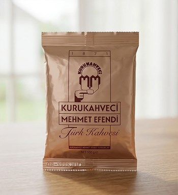 2li Fincan Bakır Cezve Kolonya Türk Kahvesi Hediye Seti görsel 4