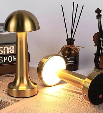 Gold Masa Lambası Kupa Mum Çerçeve Filtre Kahve Premium Hediye Seti görsel 2