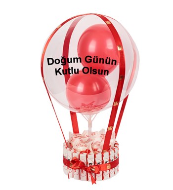 Kinder Kaplı Balonlu Raffaello Çikolata