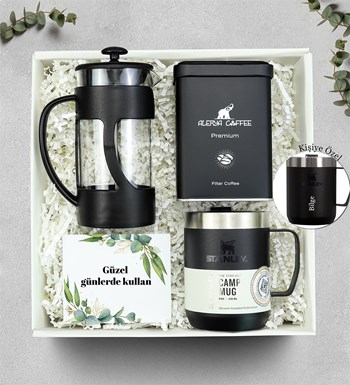 Stanley Kamp Kupası Kahve French Press Hediye Seti
