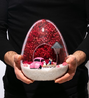 Teraryum Bahar Bahçesi Pembe görsel 4