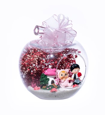 Teraryum Hoşgeldin Bebek Kız - Erkek Kardeş Objeli görsel 3