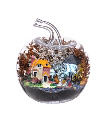 Teraryum Işıklı Düş Evi - Oranj görsel 3