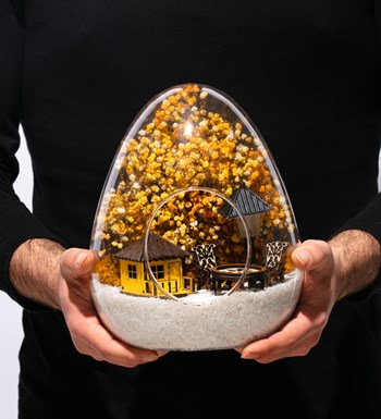 Teraryum Işıklı Sarı Düş Bahçesi görsel 4