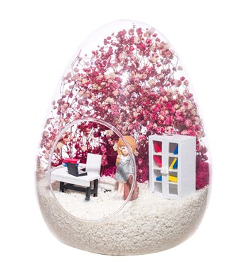 Teraryum Yeni İş Tebriği Pembe görsel 3
